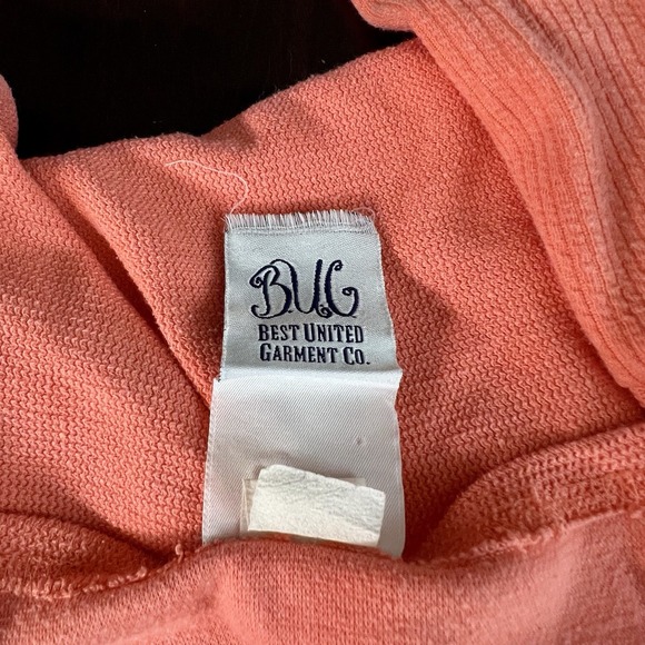 Vintage BUG Best United Garment Co Coral Multi-Textured Knit Top Women's Plus 26 - Picture 5 of 7